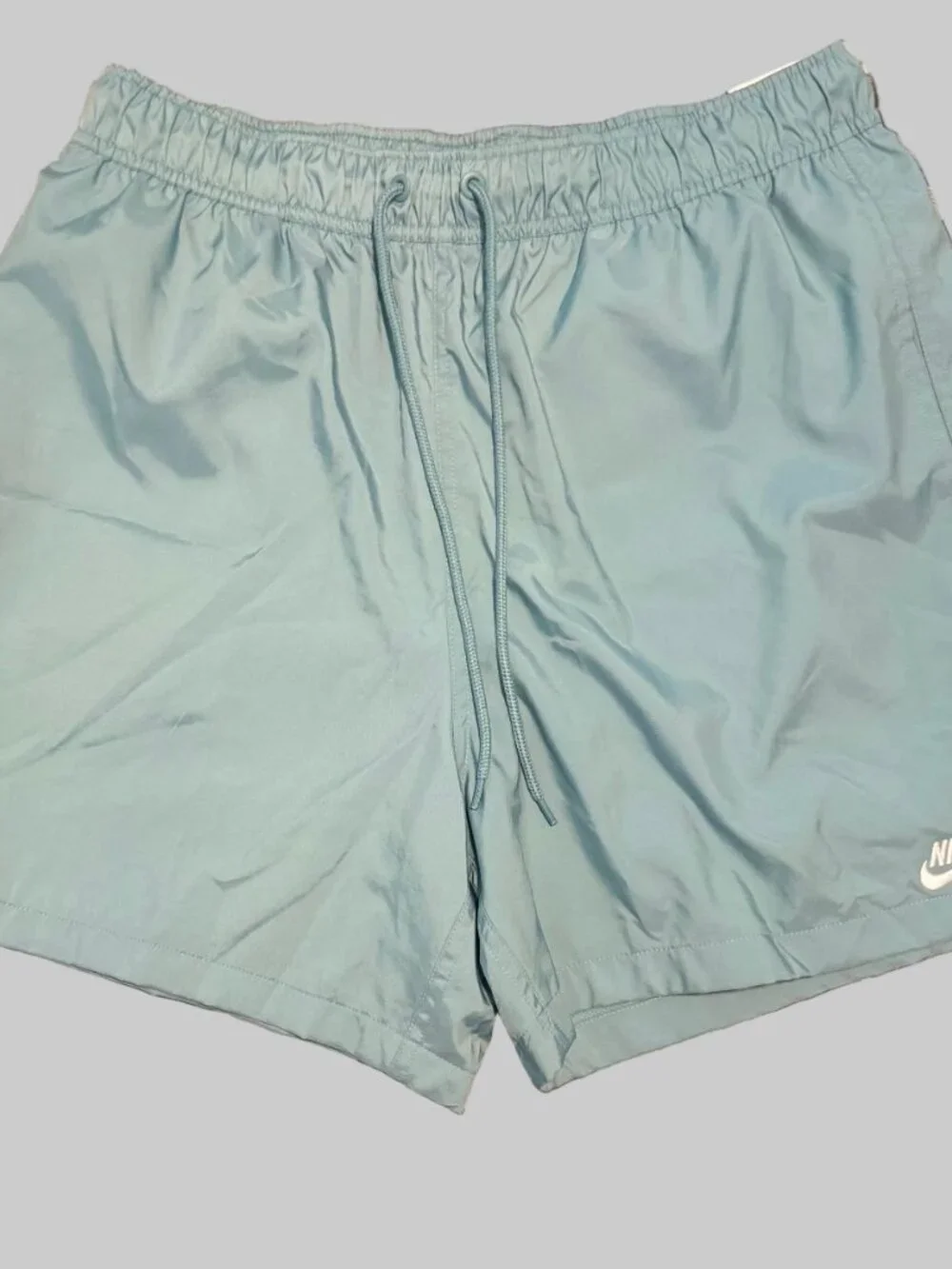 Nike Men’s Sportswear Club Woven Lined Flow Shorts Standard Fit Teal Blue M